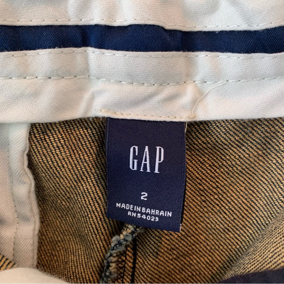 Vintage GAP Wide Leg Trouser 2004 Capri Denim Oants Jeans 2 - Picture 9 of 10